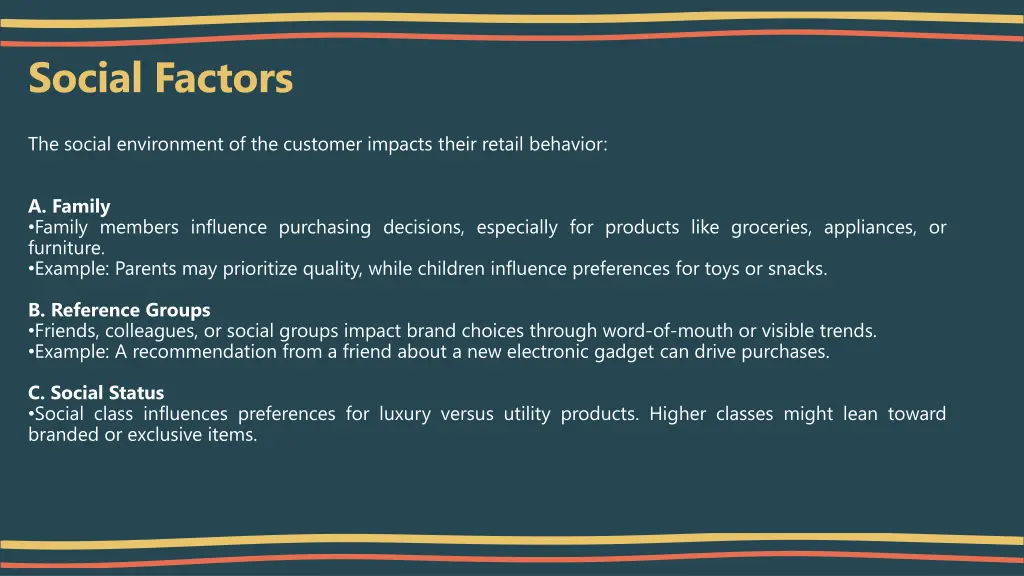 social factors