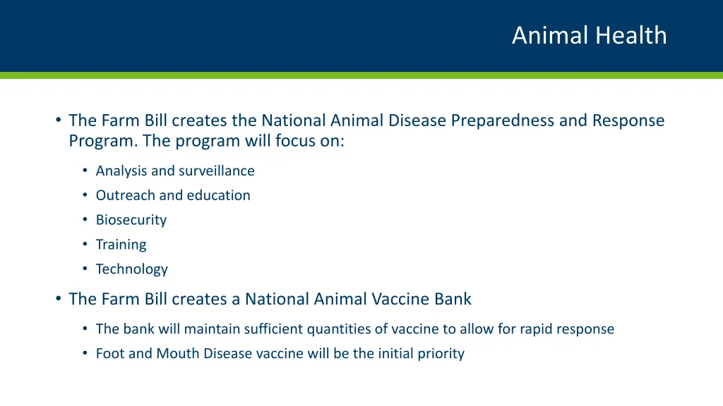 animal health