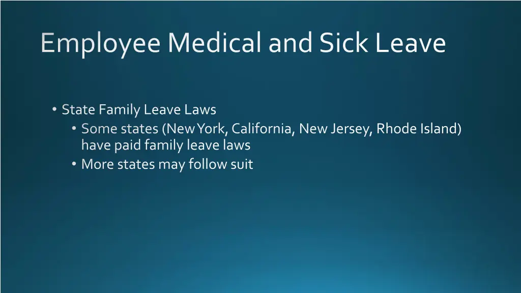 employee medical and sick leave 1