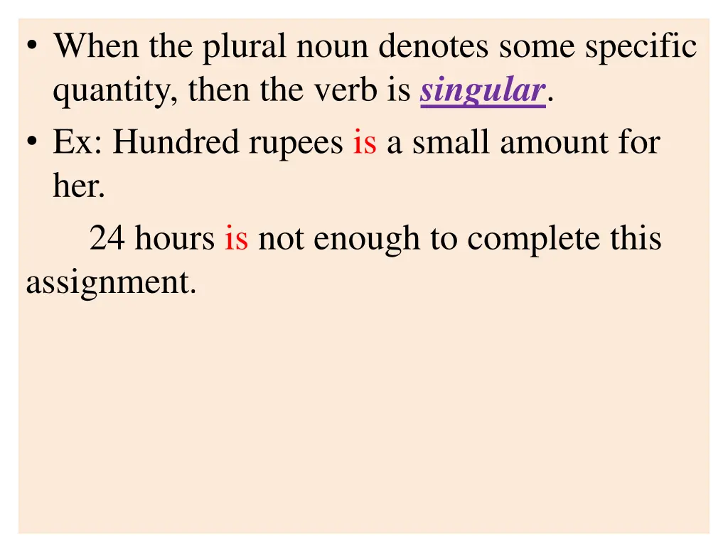 when the plural noun denotes some specific