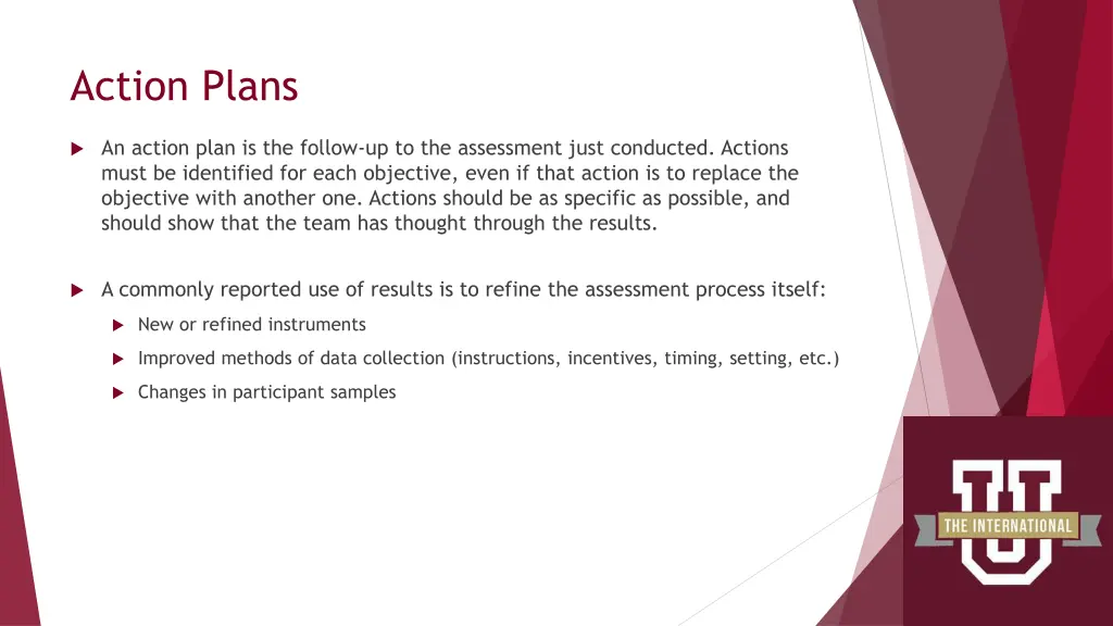 action plans