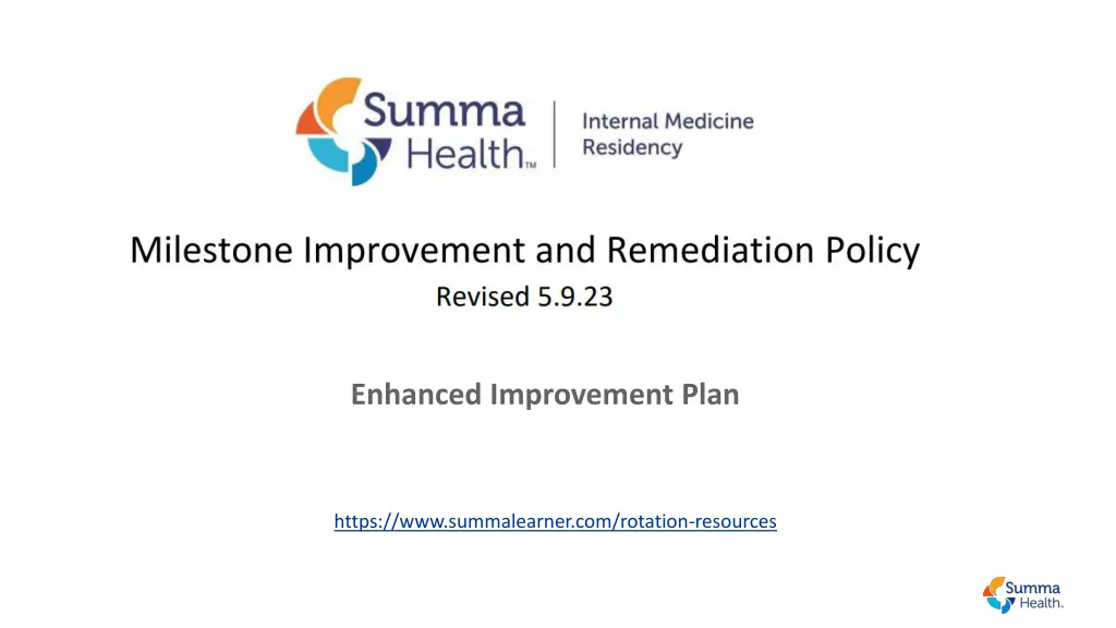 enhanced improvement plan 1