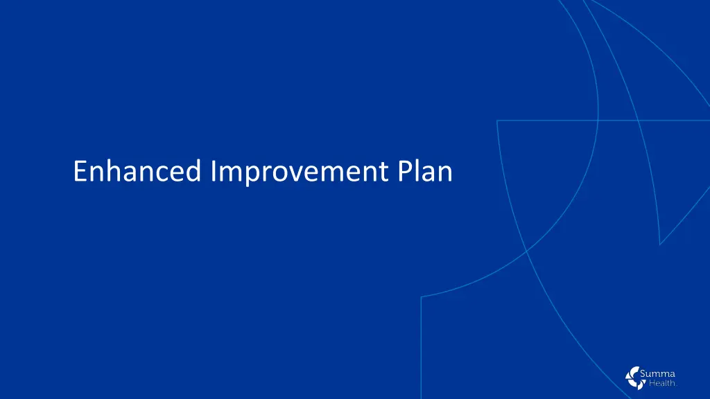enhanced improvement plan