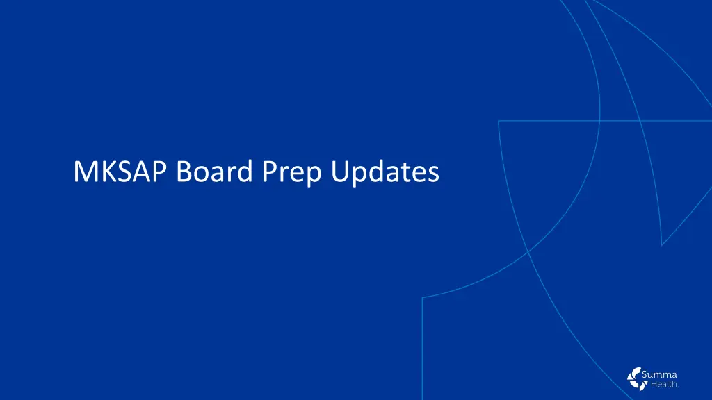 mksap board prep updates