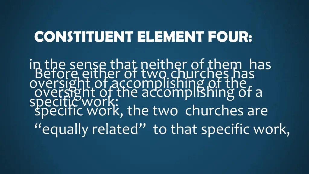 constituent element four