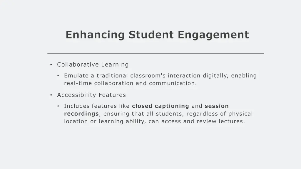 enhancing student engagement