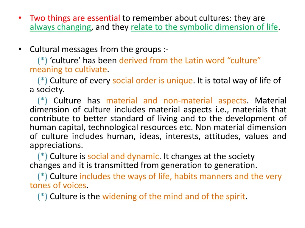 two things are essential to remember about