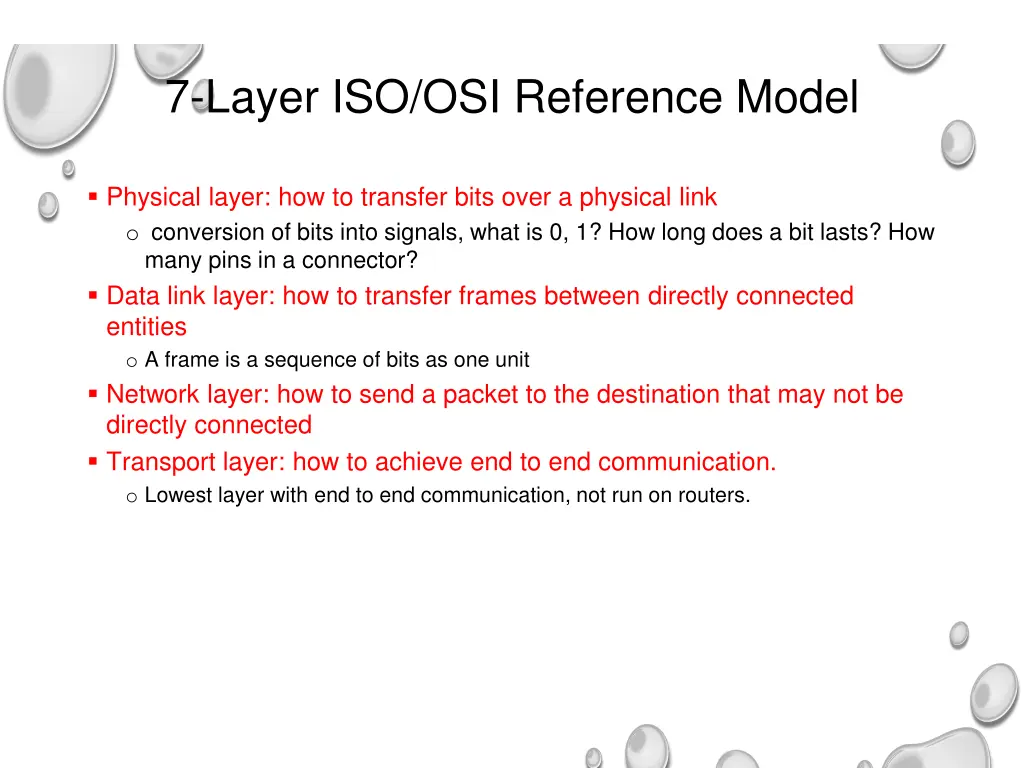 7 layer iso osi reference model