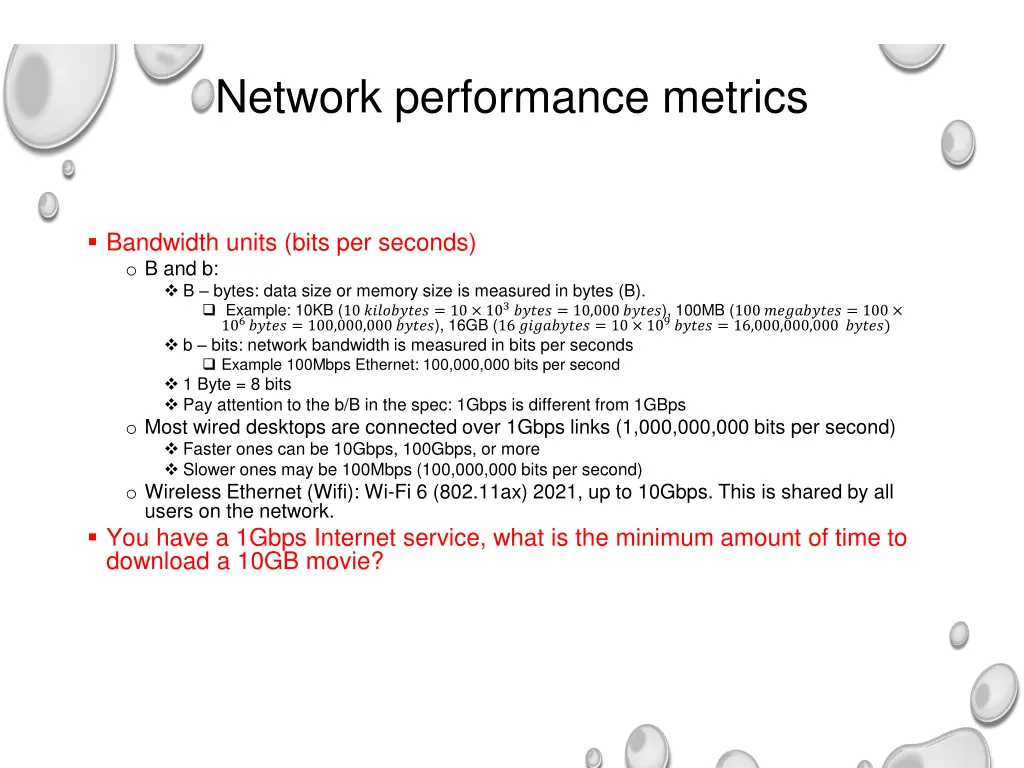 network performance metrics 1