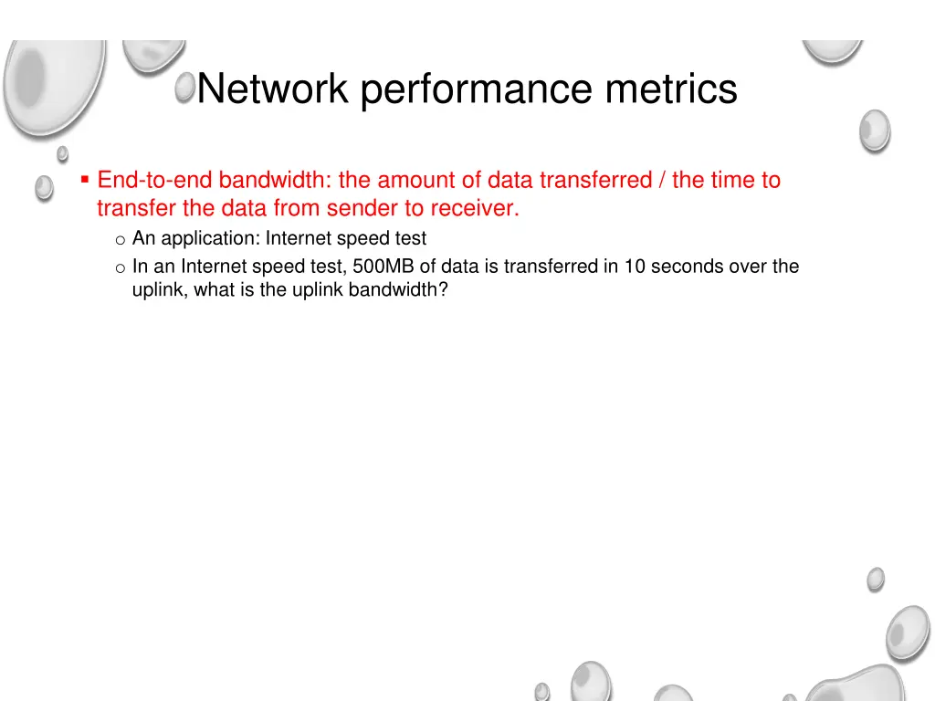 network performance metrics 5