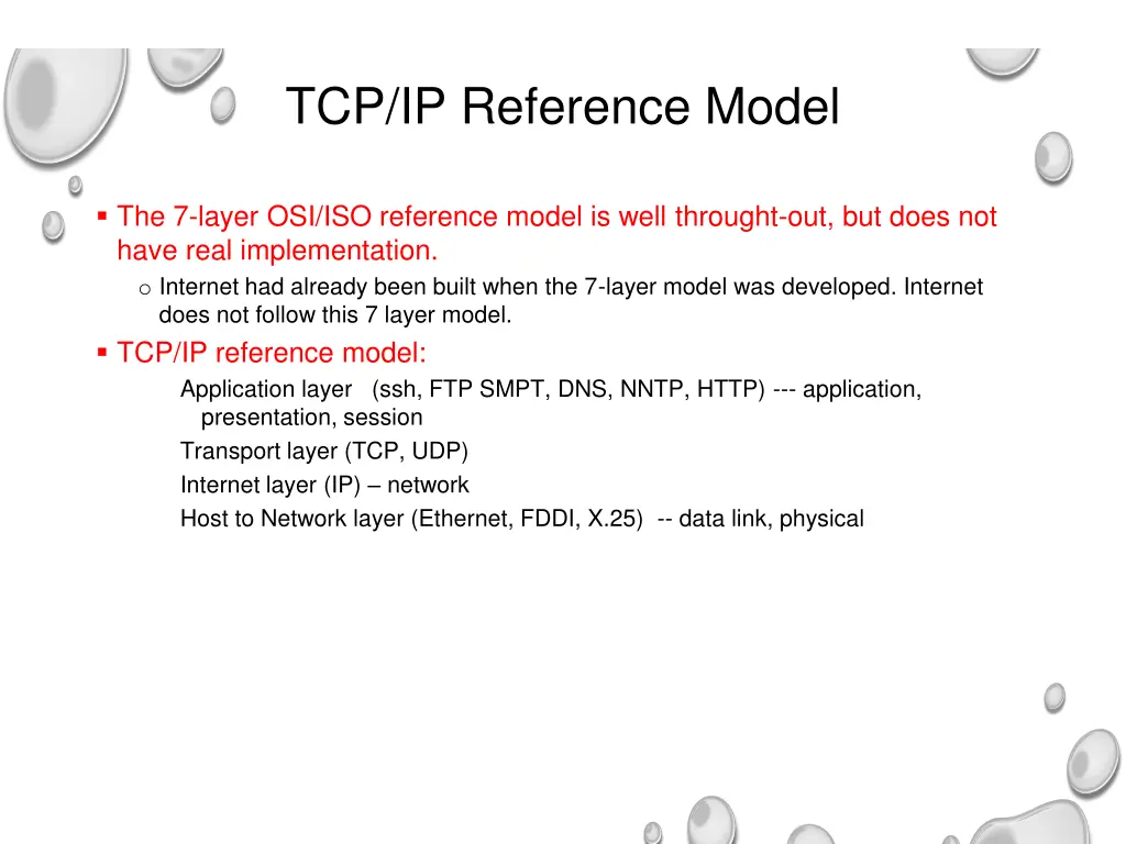 tcp ip reference model