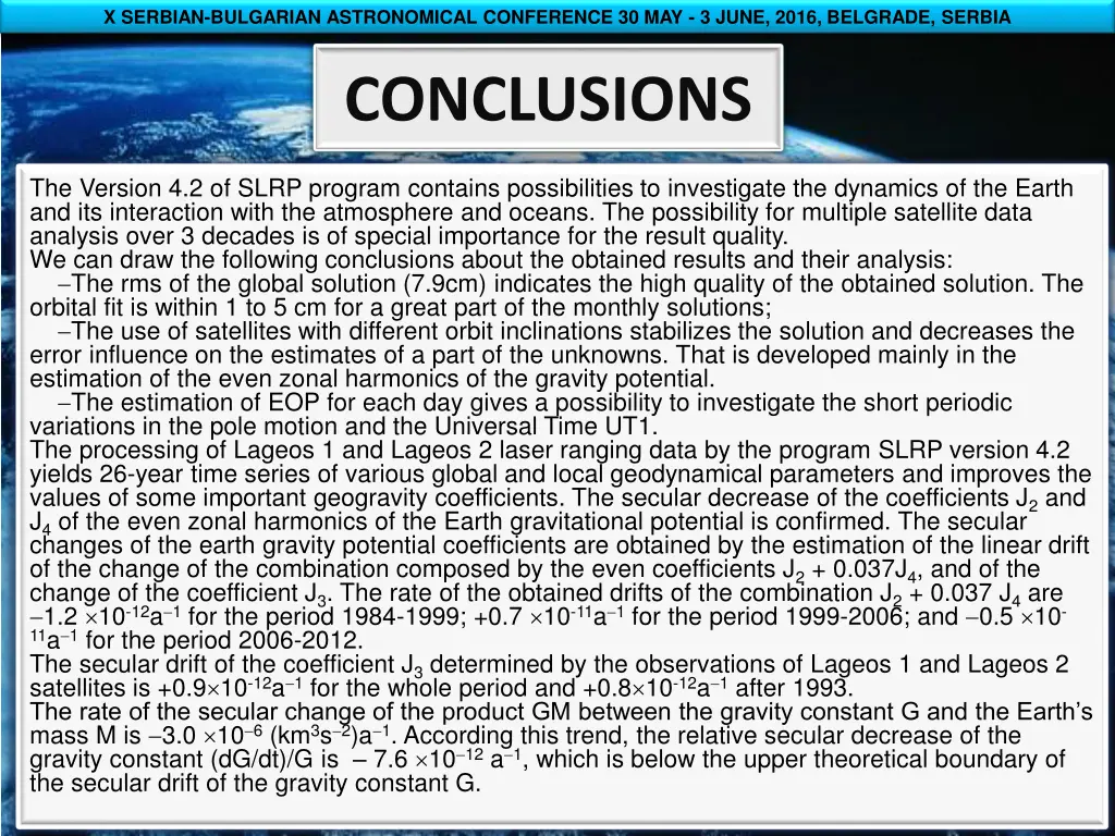 x serbian bulgarian astronomical conference 11