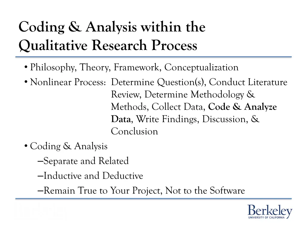 coding analysis within the qualitative research