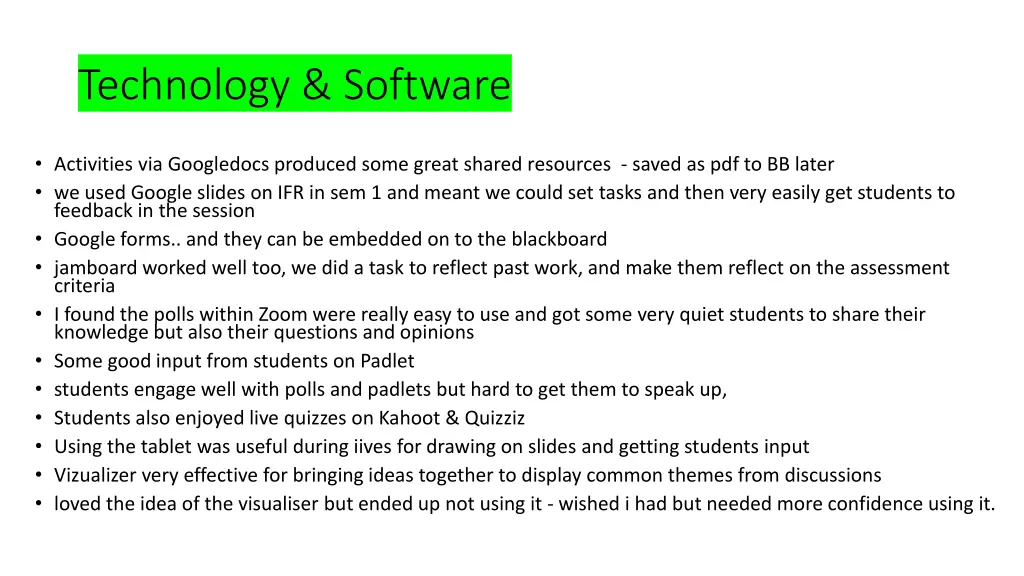 technology software