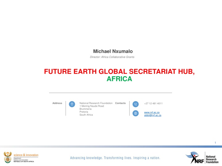 michael nxumalo director africa collaborative
