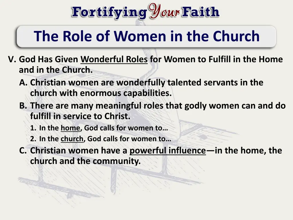 the role of women in the church 6