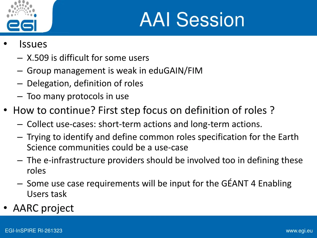 aai session