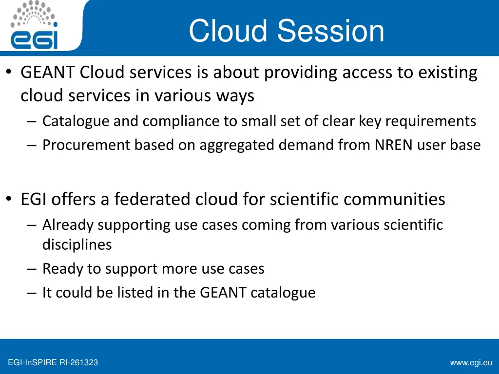 cloud session