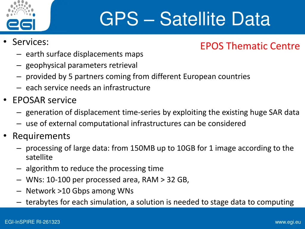 gps satellite data