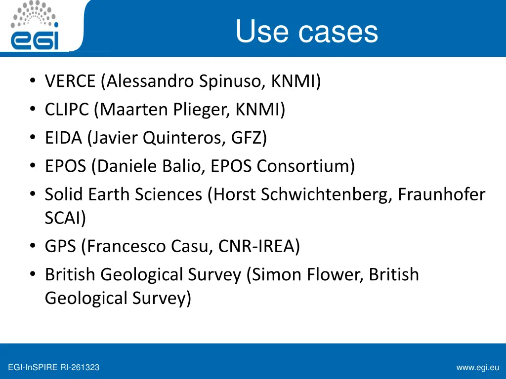 use cases
