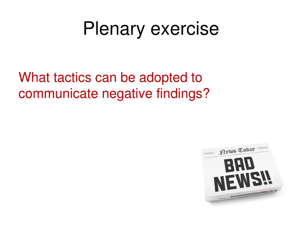 plenary exercise