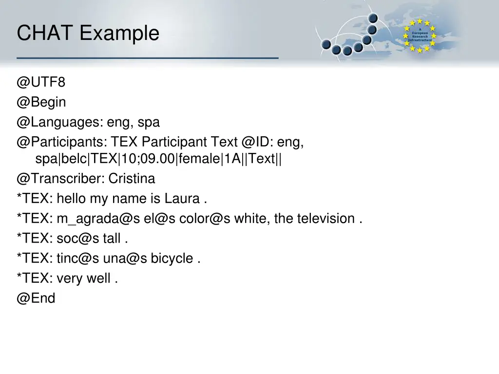 chat example
