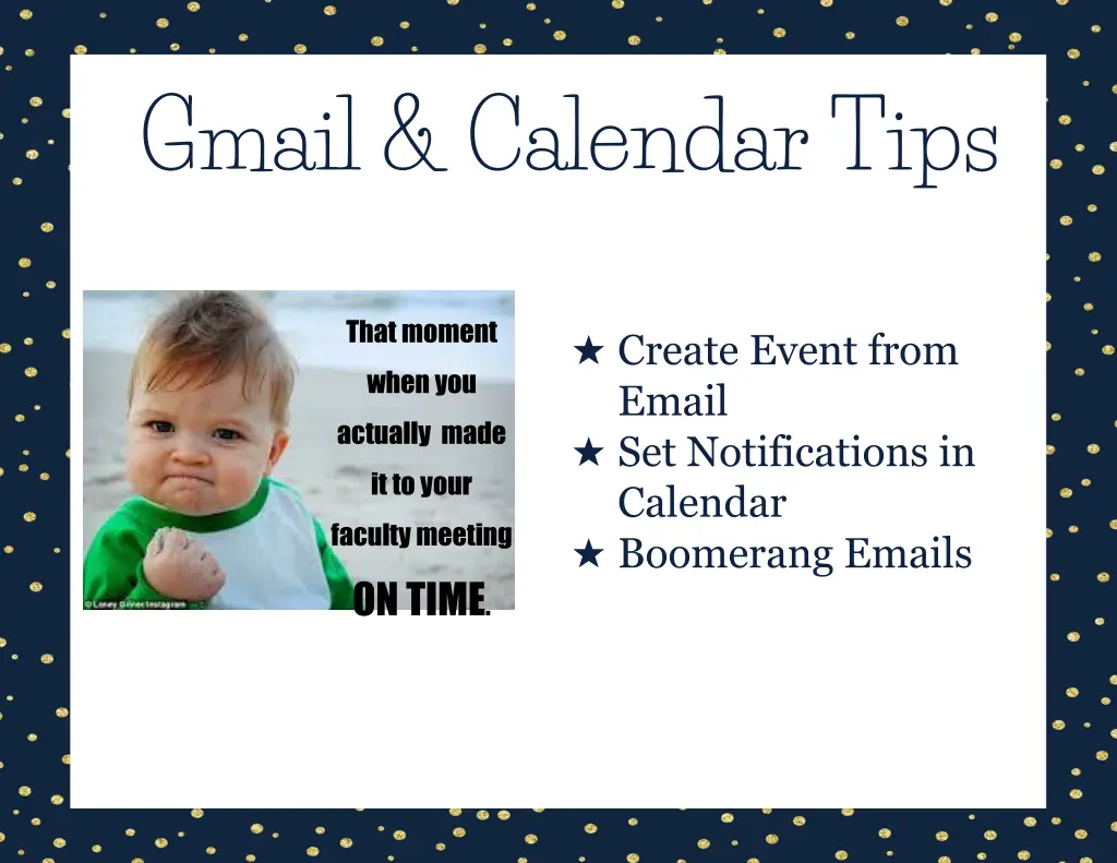 gmail calendar tips
