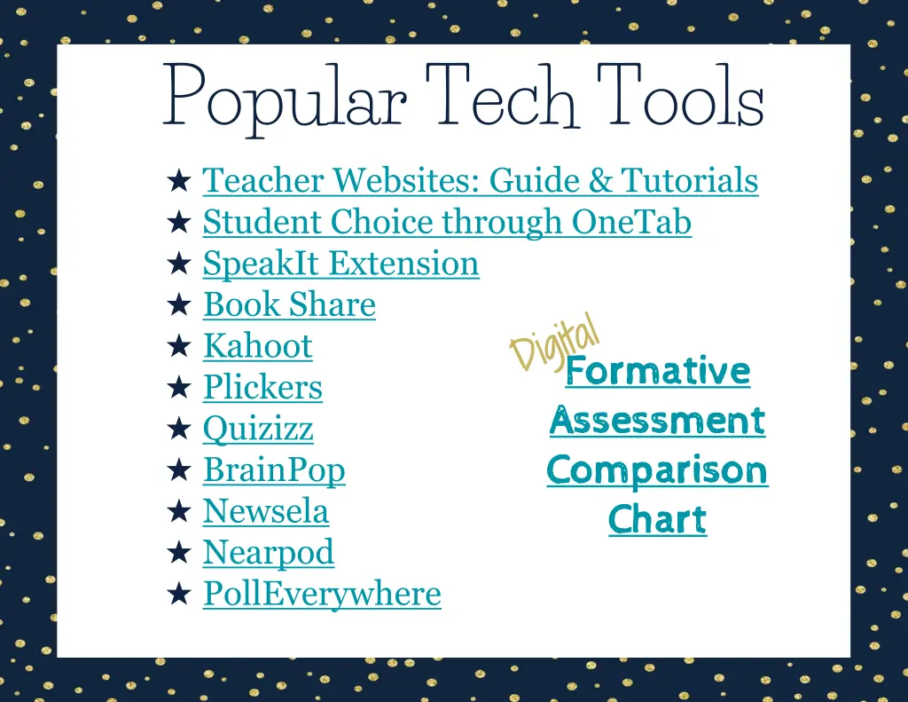 popular tech tools teacher websites guide