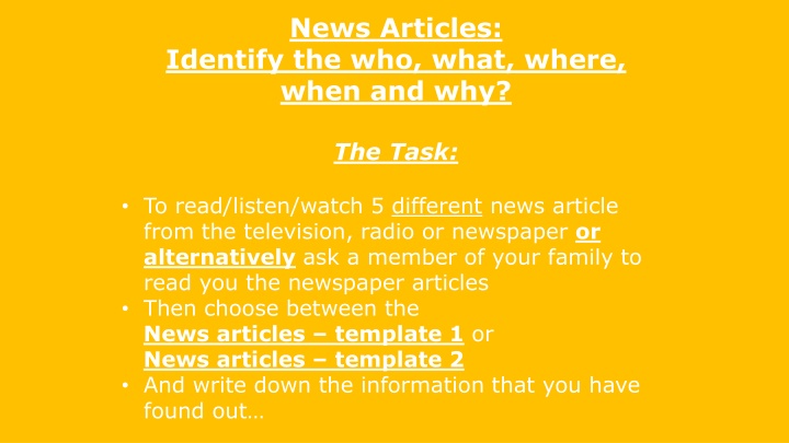 news articles
