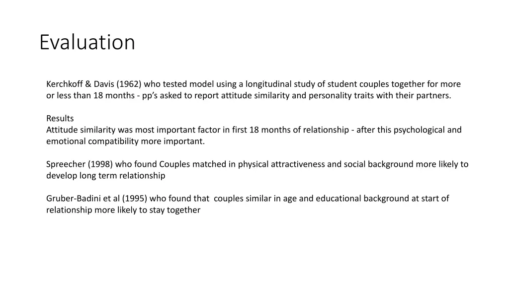 evaluation 1