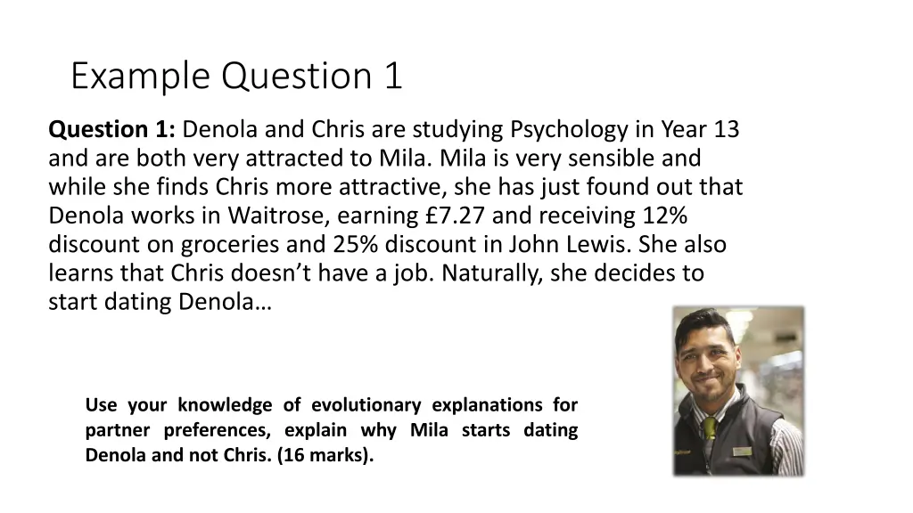 example question 1