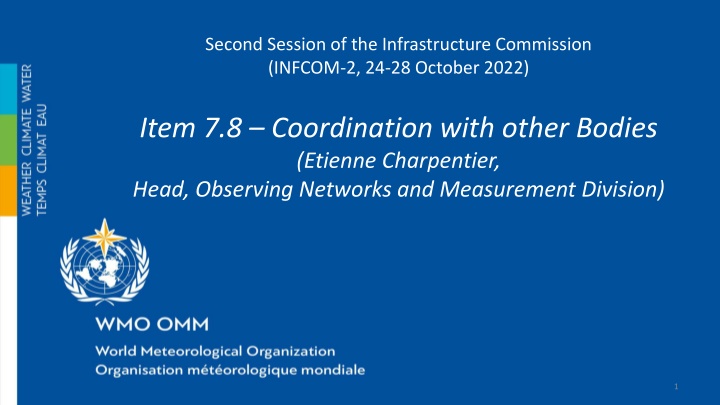 second session of the infrastructure commission
