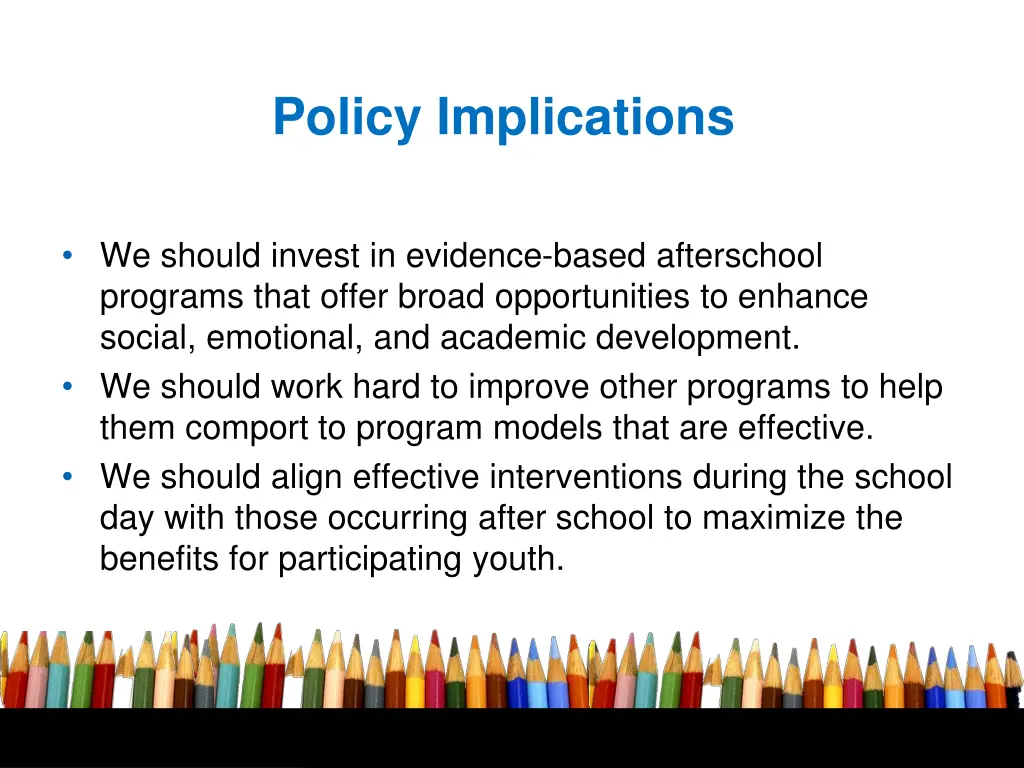 policy implications