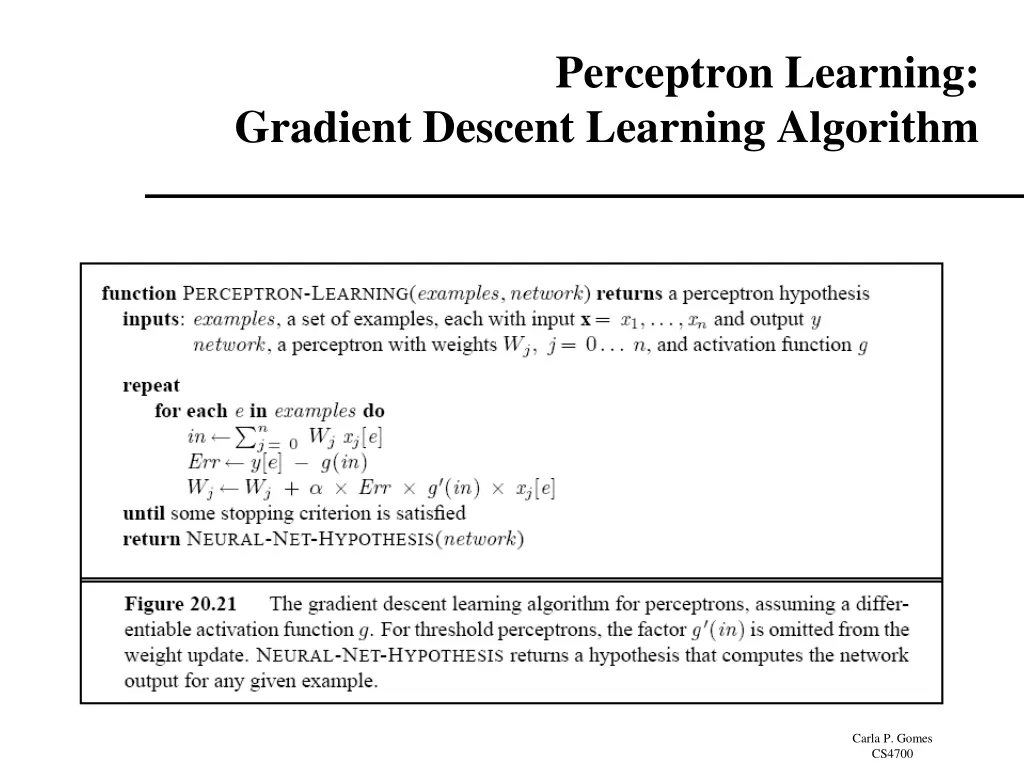 perceptron learning 1