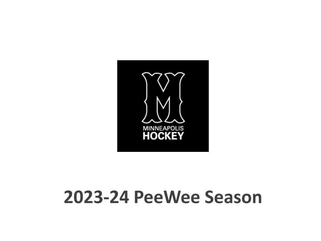 2023 24 peewee season
