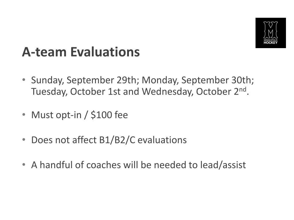 a team evaluations