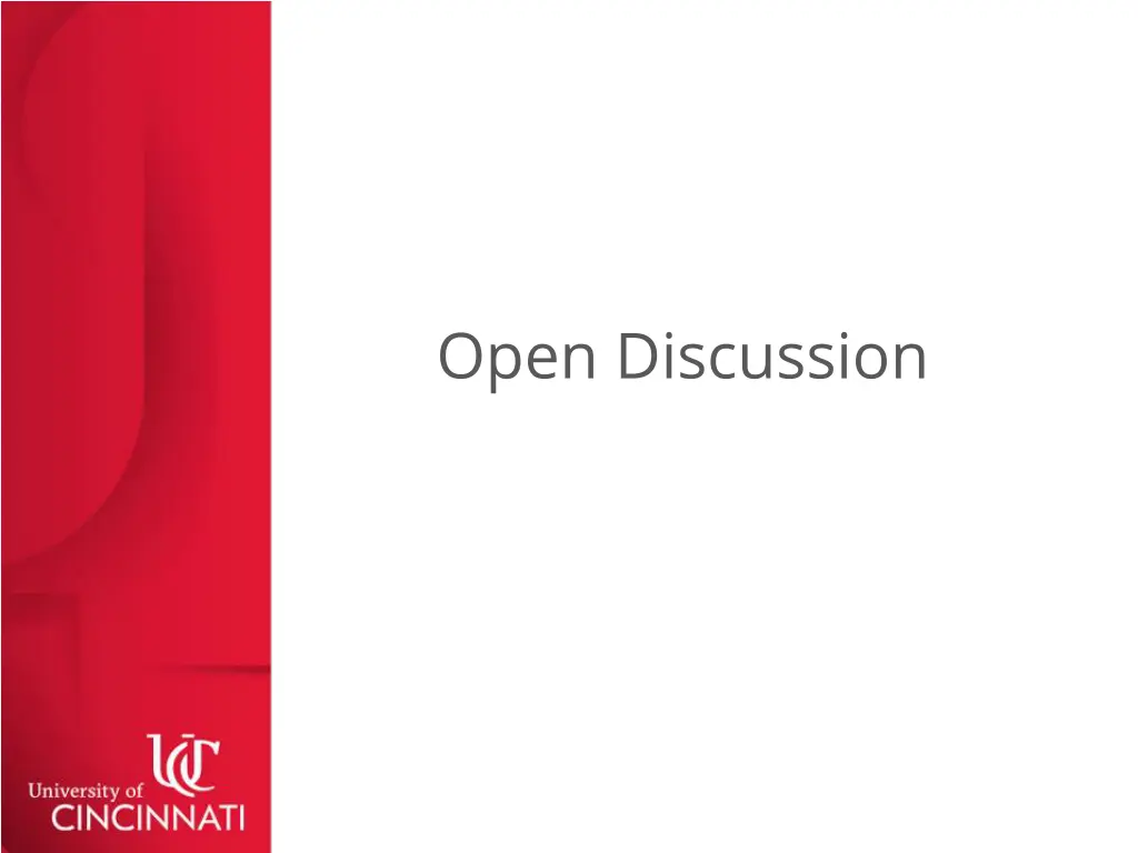 open discussion