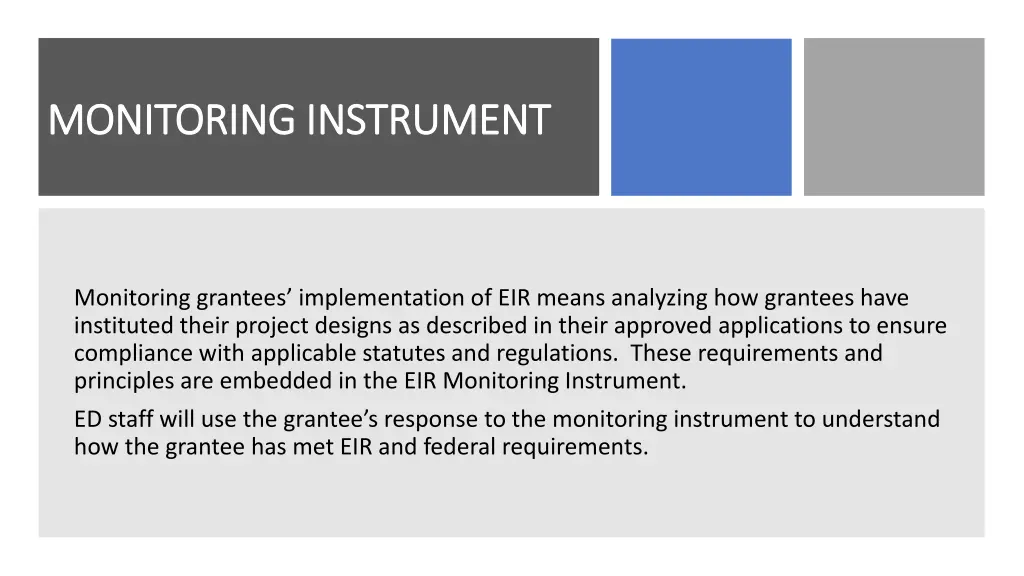 monitoring instrument monitoring instrument