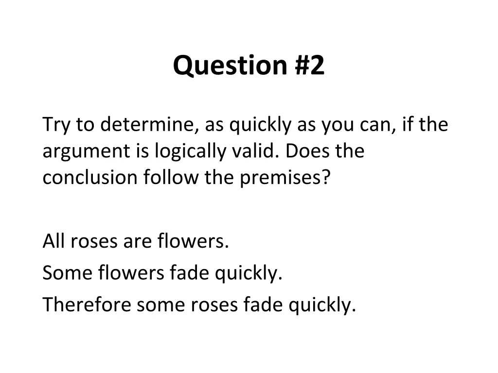 question 2