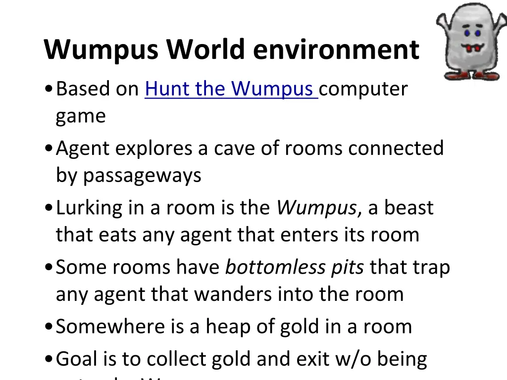 wumpus world environment