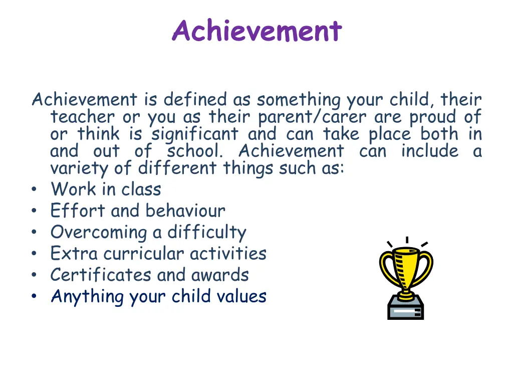 achievement