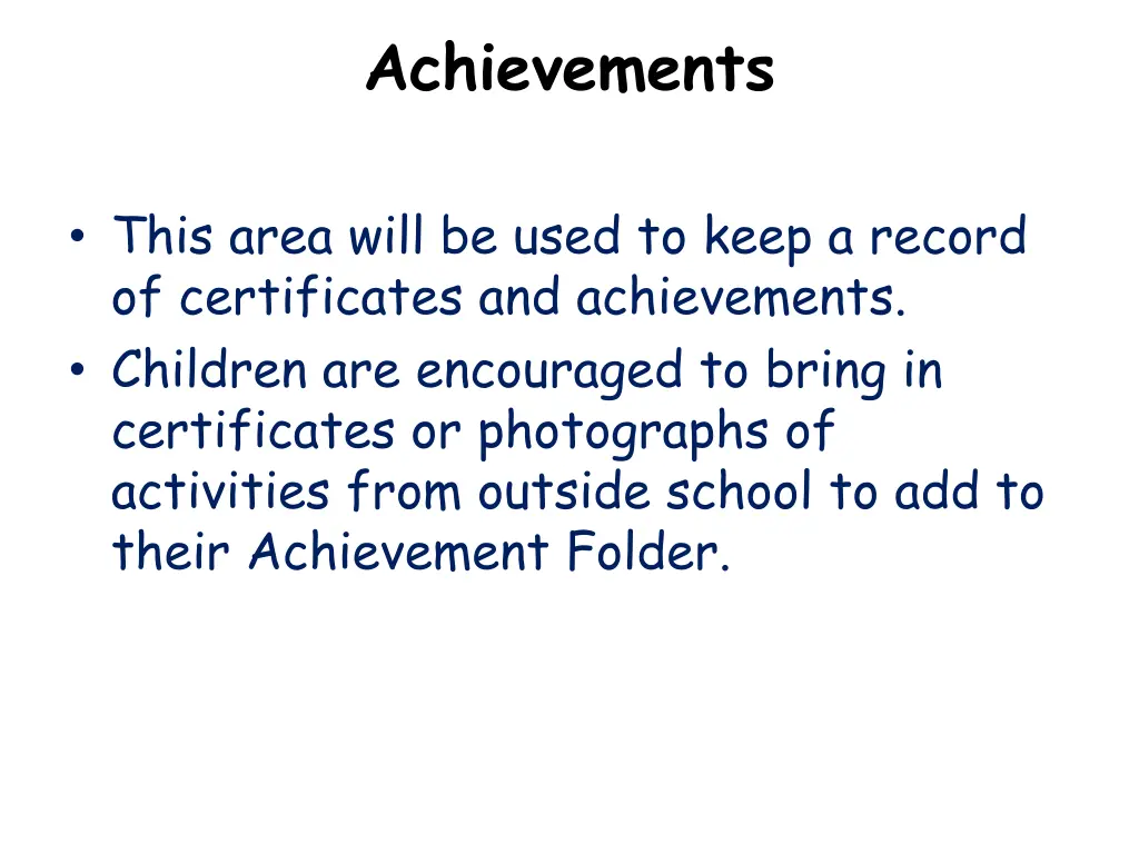 achievements
