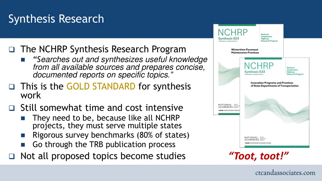 synthesis research