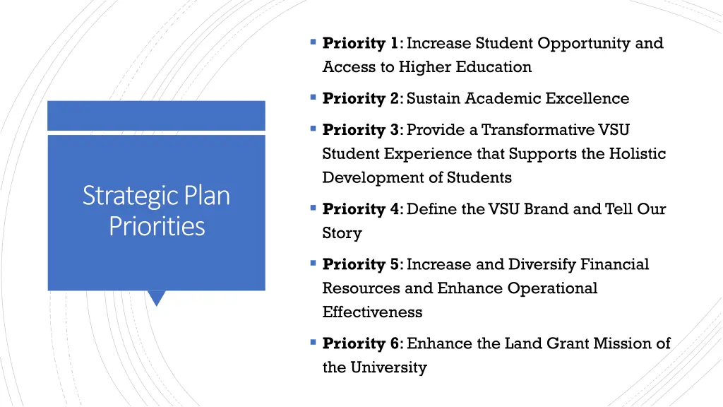 priority 1 increase student opportunity