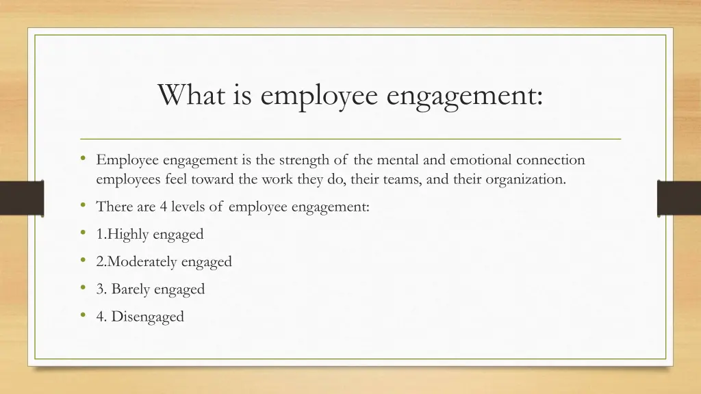 what is employee engagement