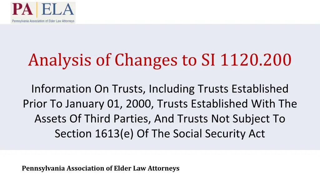 analysis of changes to si 1120 200