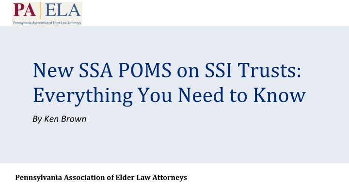 new ssa poms on ssi trusts everything you need