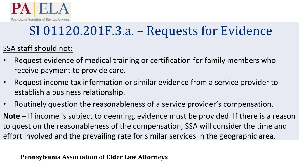 si 01120 201f 3 a requests for evidence