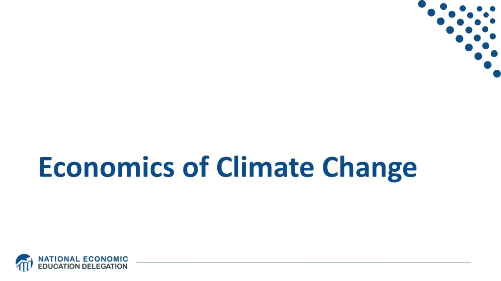 economics of climate change
