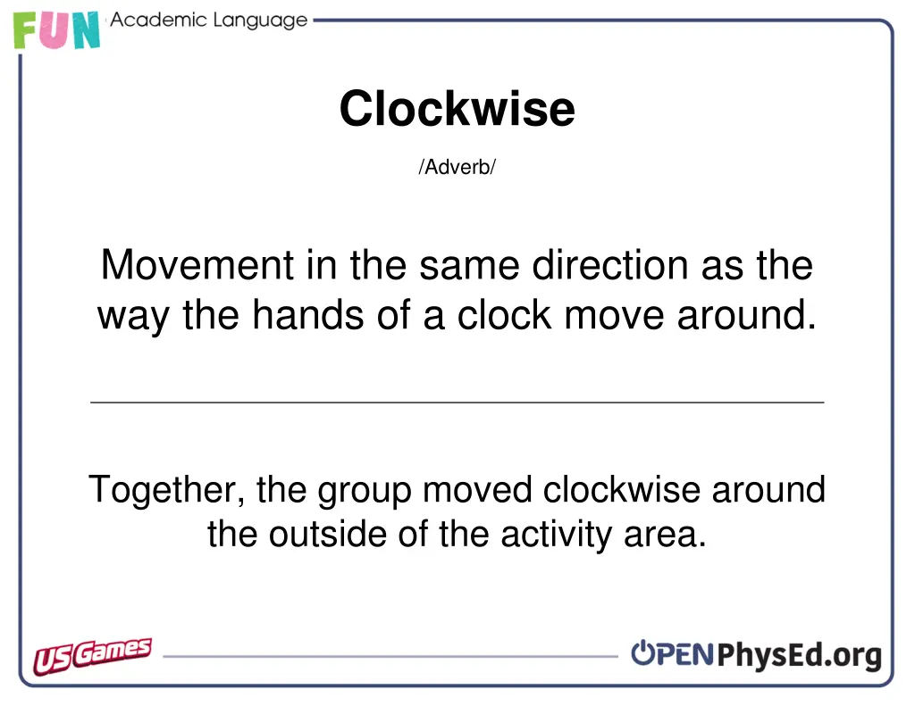 clockwise